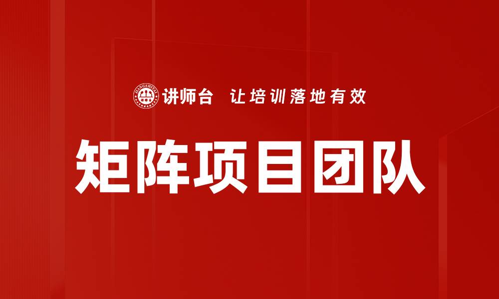 文章矩阵项目团队的缩略图