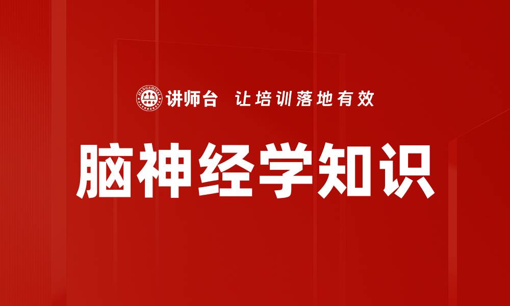 脑神经学知识