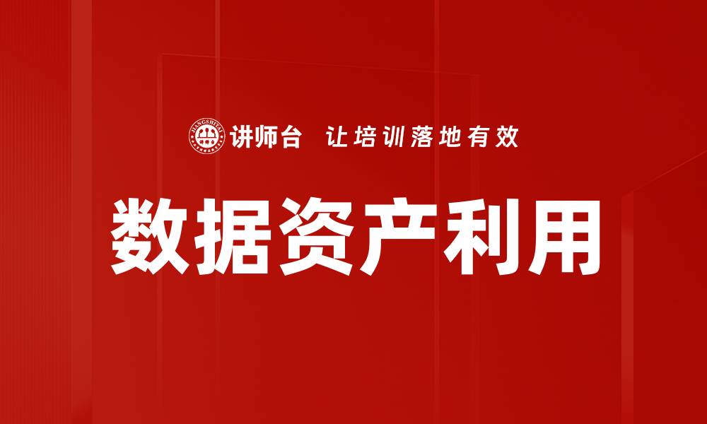 数据资产利用