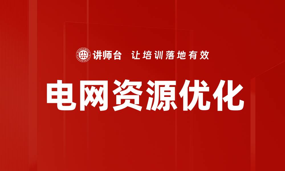 电网资源优化