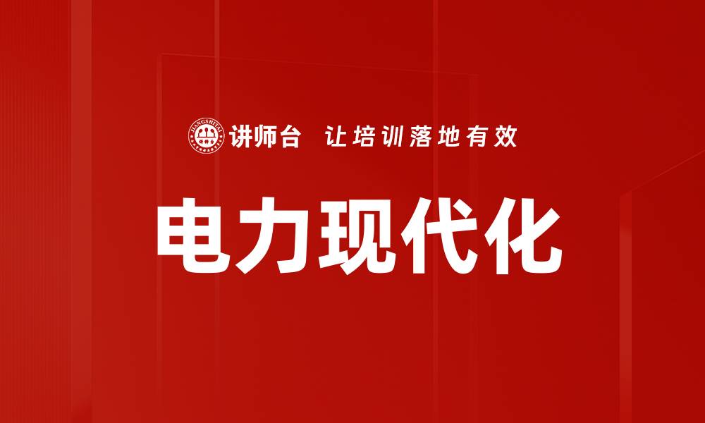 电力现代化