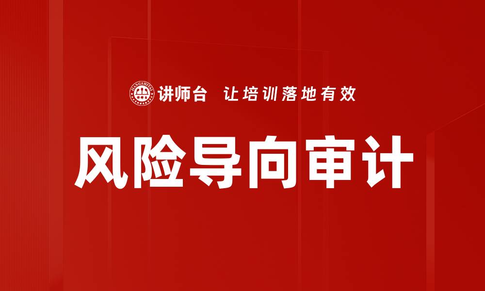 文章风险导向审计的缩略图