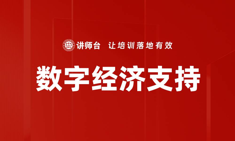 数字经济支持