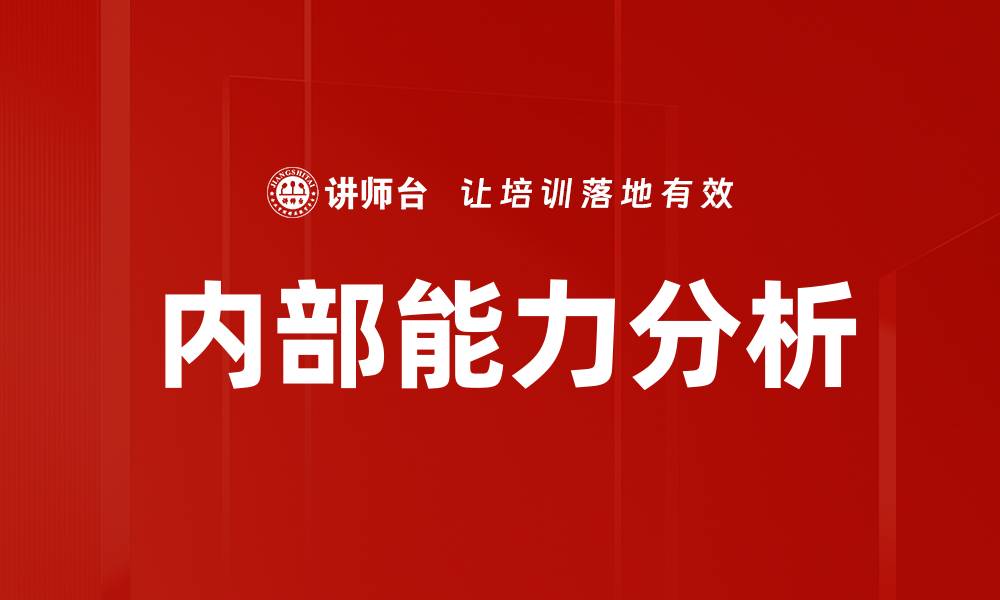 内部能力分析