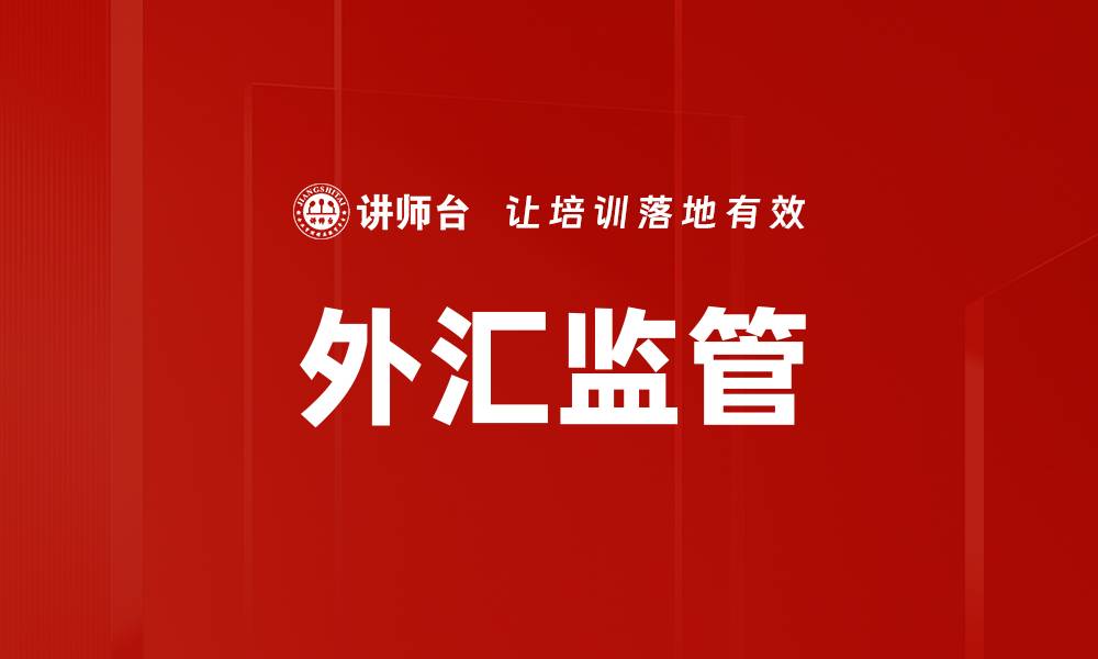文章外汇监管的缩略图