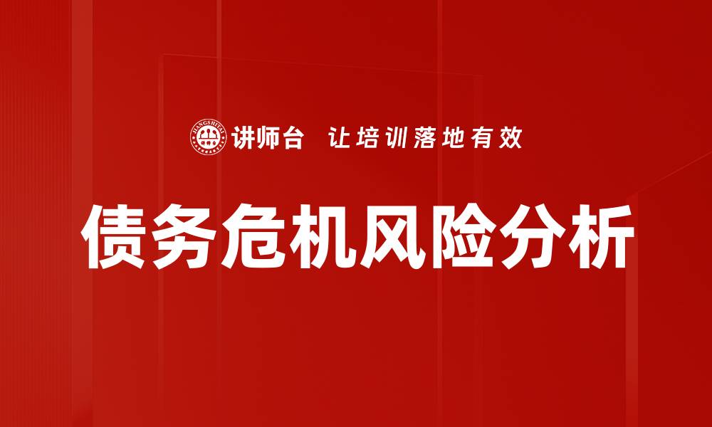 债务危机风险分析
