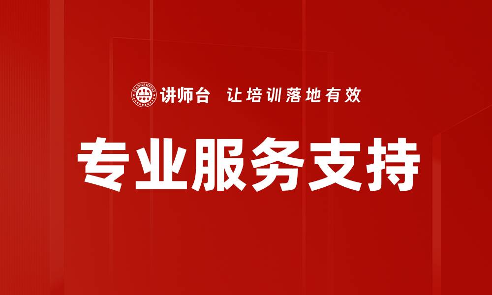 文章专业服务支持的缩略图