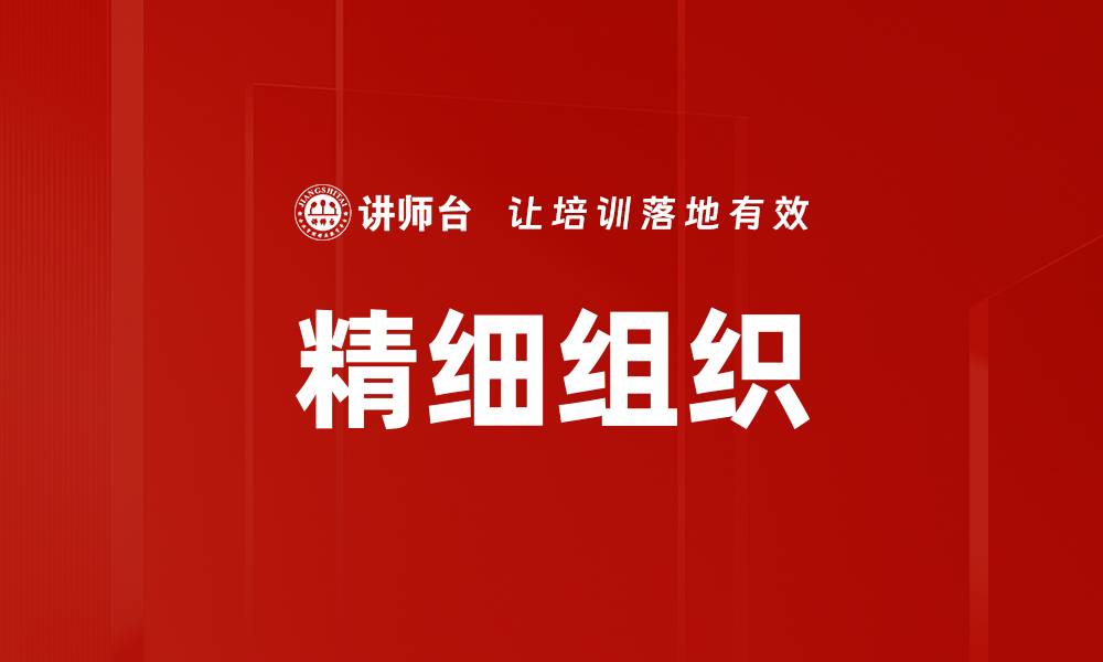 精细组织