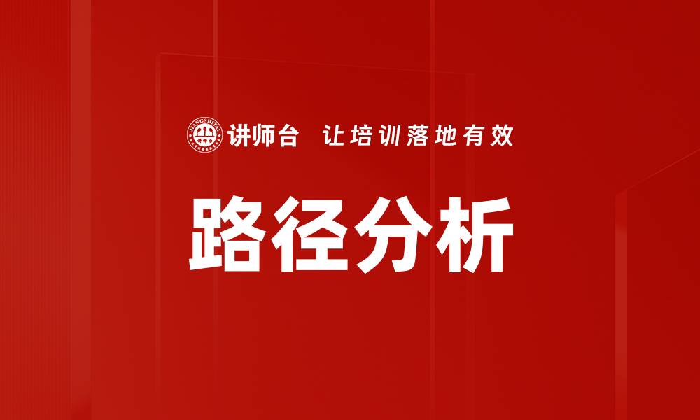 路径分析