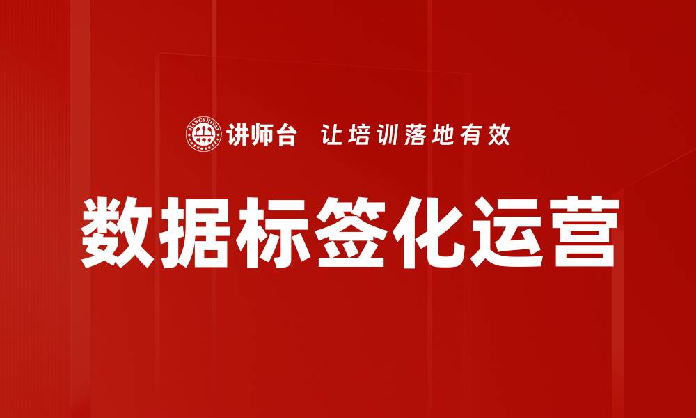 文章数据标签化运营的缩略图