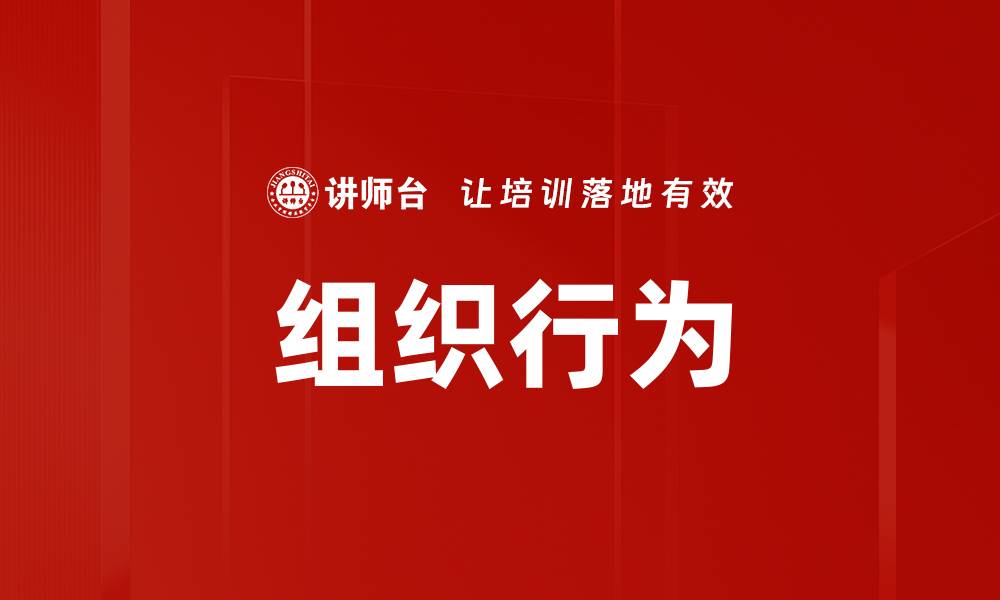 组织行为