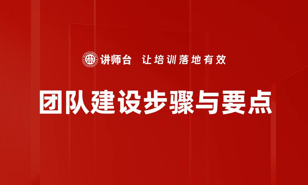 文章团队建设步骤与要点的缩略图