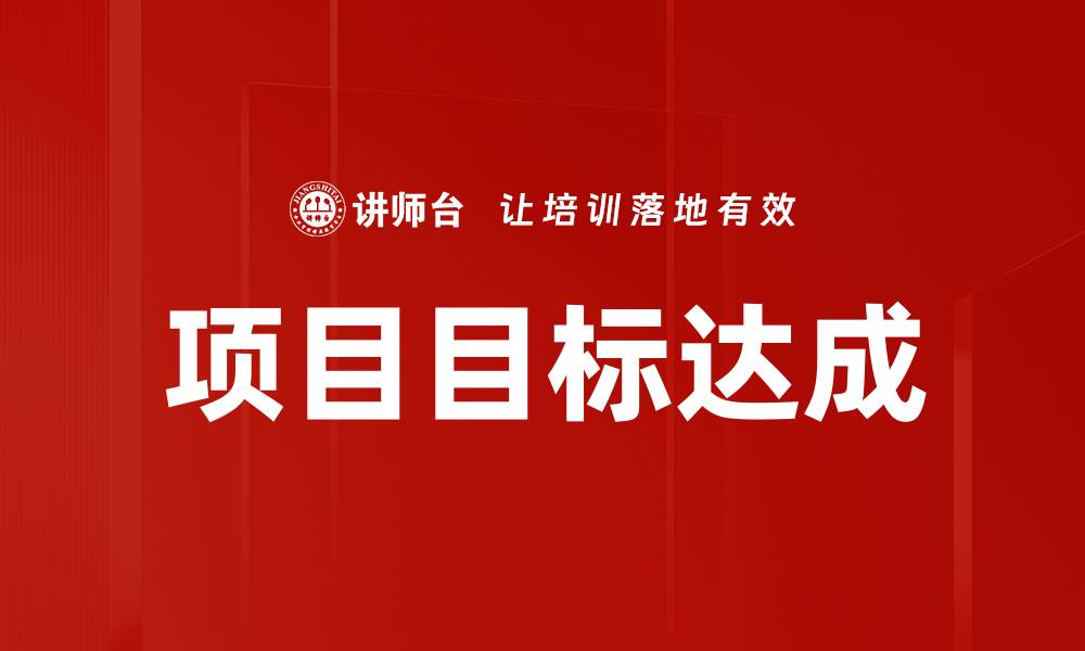 项目目标达成