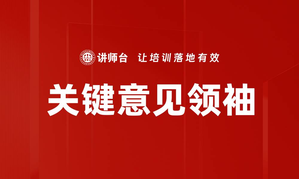 关键意见领袖