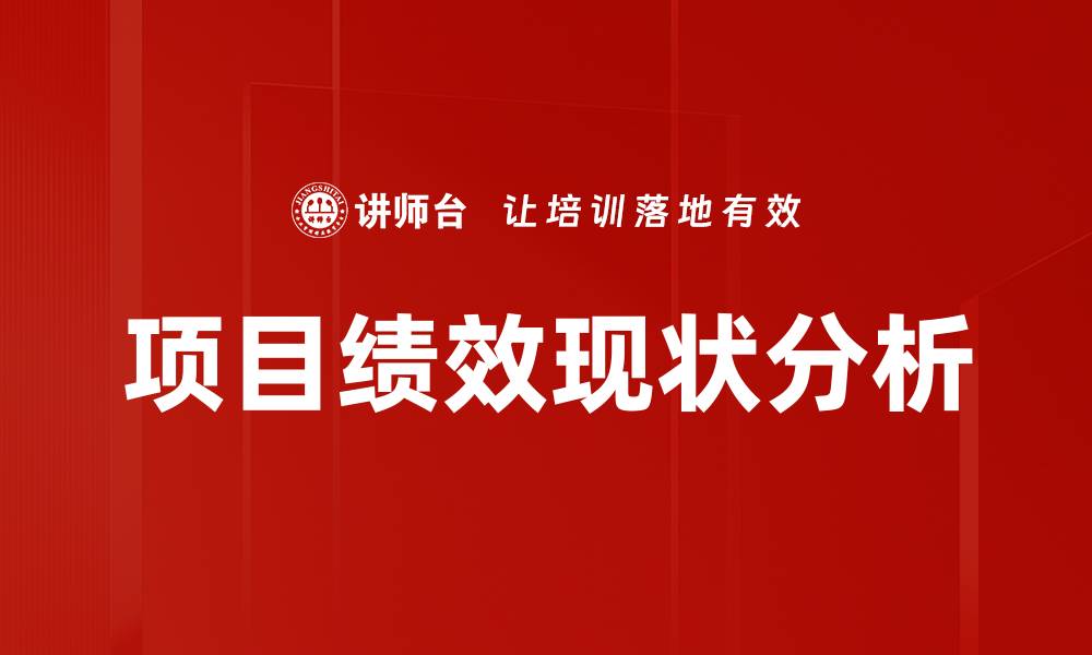 项目绩效现状分析