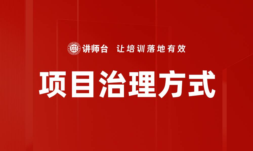 项目治理方式