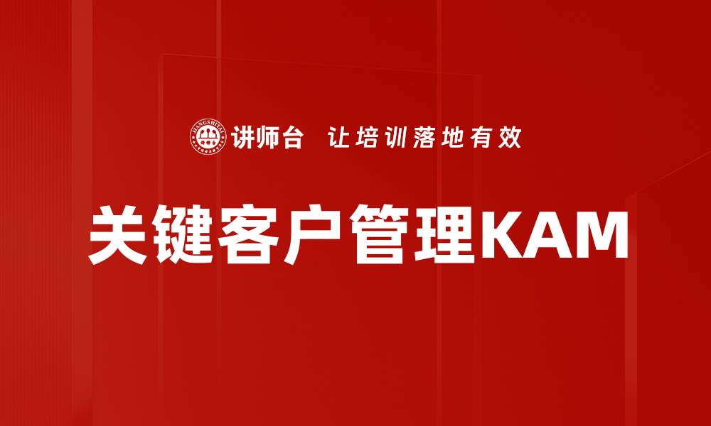 关键客户管理KAM