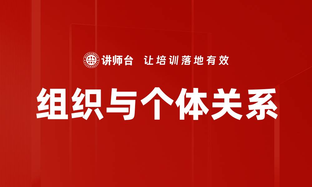文章组织与个体关系的缩略图