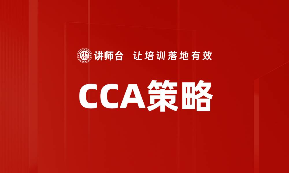 文章CCA策略的缩略图