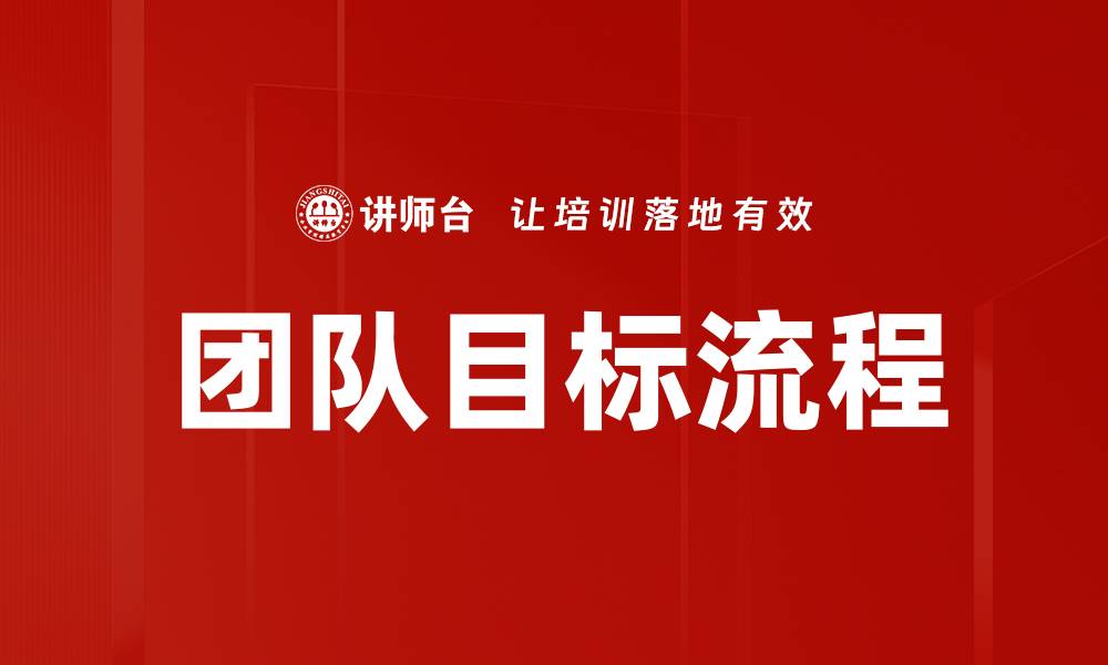 文章团队目标流程的缩略图