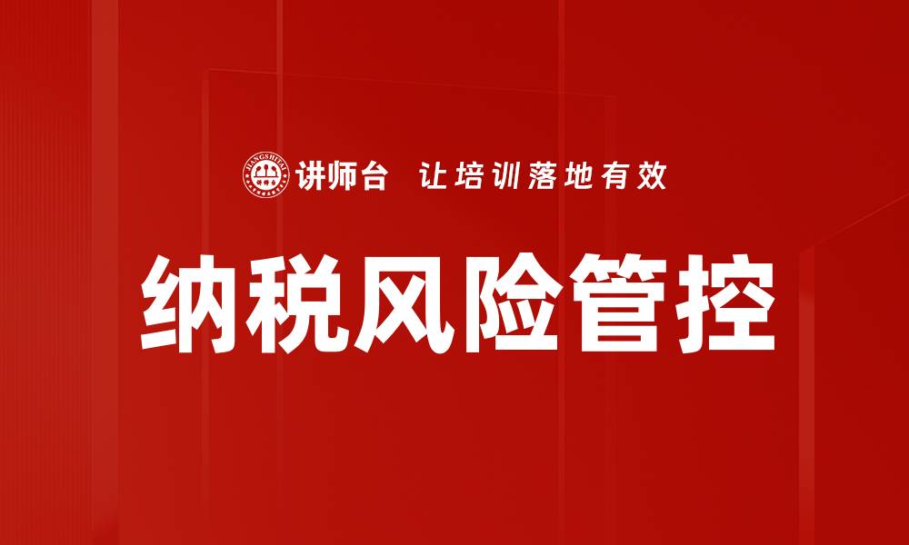 文章纳税风险管控的缩略图