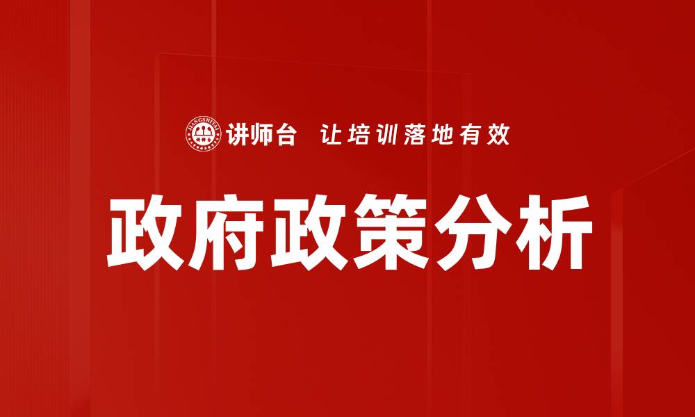 文章政府政策分析的缩略图