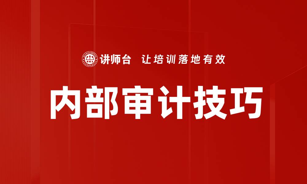 内部审计技巧