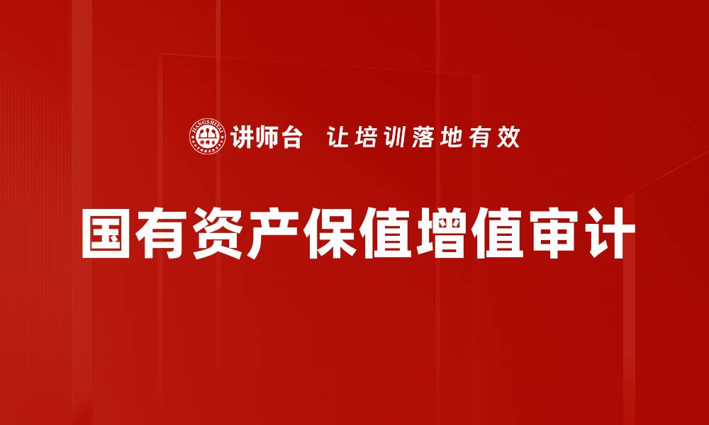 国有资产保值增值审计