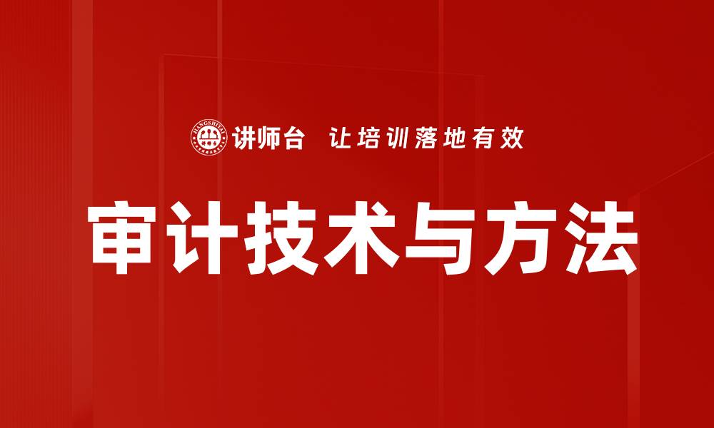 文章审计技术与方法的缩略图
