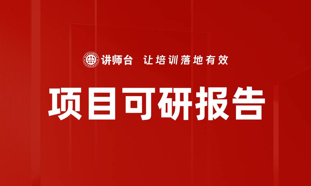 文章项目可研报告的缩略图