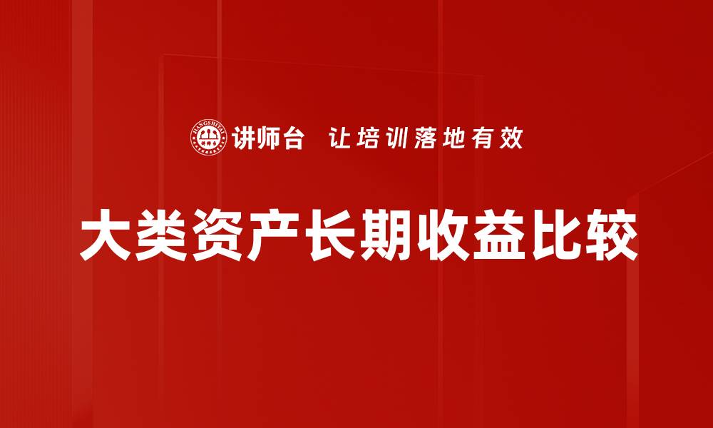 文章大类资产长期收益比较的缩略图