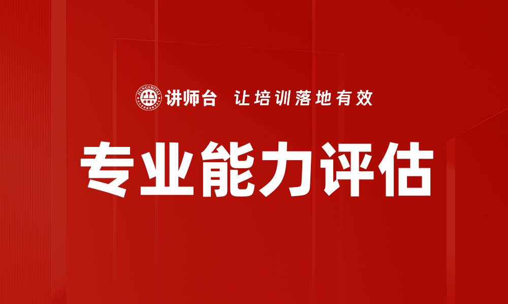 专业能力评估